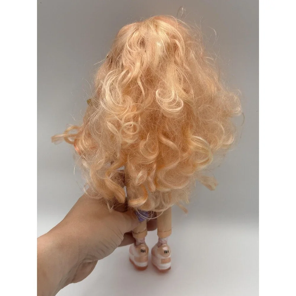 Rainbow High Georgia Bloom Fashion Doll 11 In Peach Curly Hair Outfit Shoes